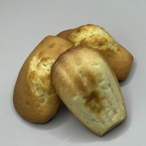 Salted butter caramel madeleines